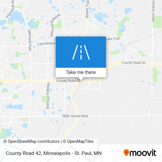 Mapa de County Road 42