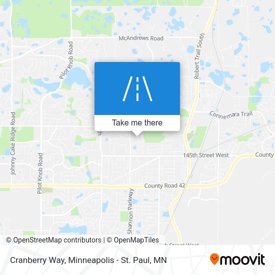 Mapa de Cranberry Way