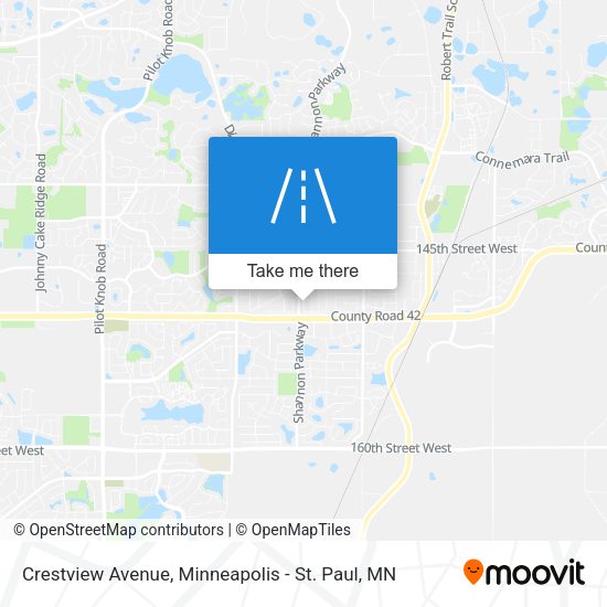 Crestview Avenue map