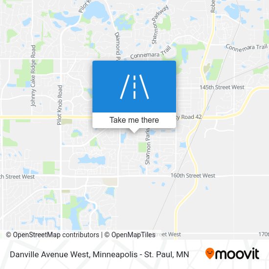 Danville Avenue West map