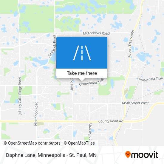 Daphne Lane map