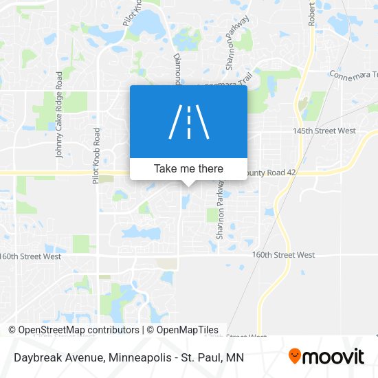 Mapa de Daybreak Avenue