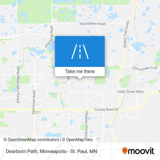 Dearborn Path map