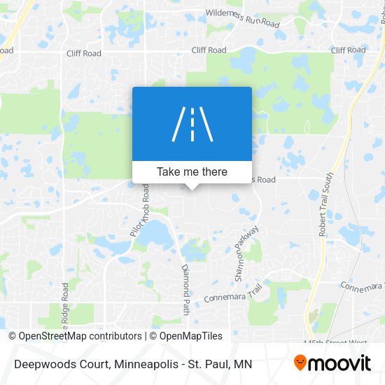 Mapa de Deepwoods Court