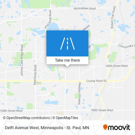 Delft Avenue West map