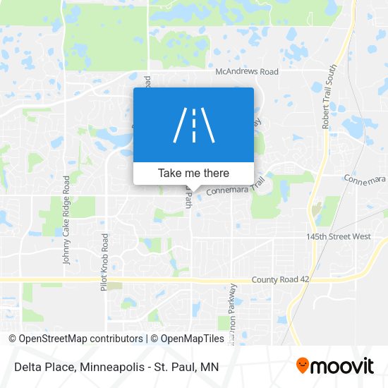 Delta Place map