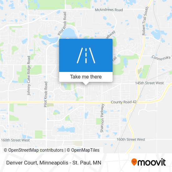 Mapa de Denver Court