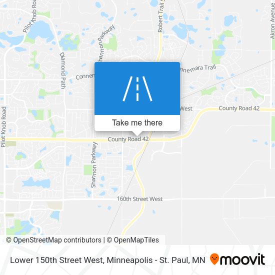 Mapa de Lower 150th Street West