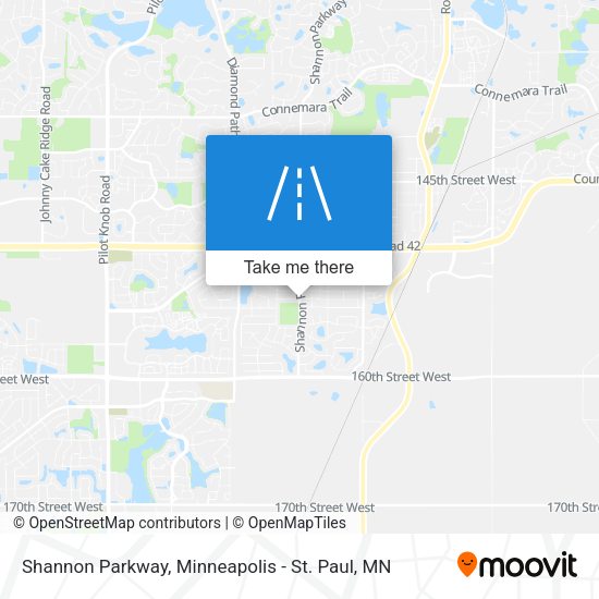 Mapa de Shannon Parkway