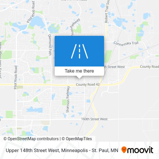 Upper 148th Street West map