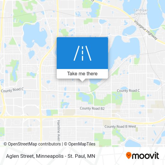 Aglen Street map