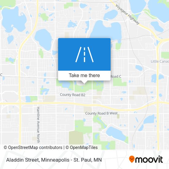 Aladdin Street map