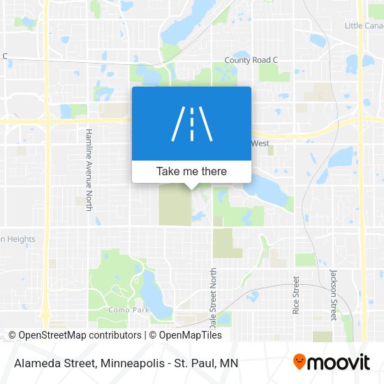 Alameda Street map