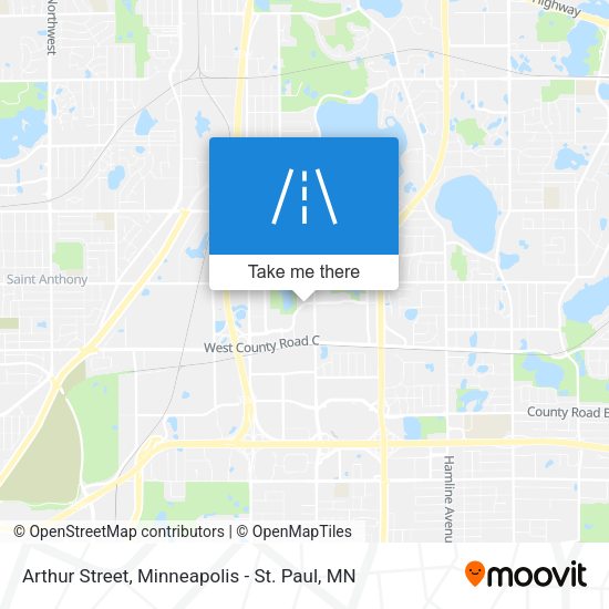 Arthur Street map