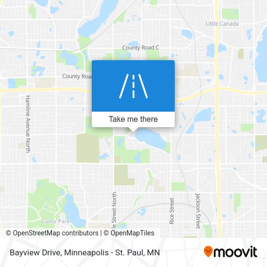 Mapa de Bayview Drive