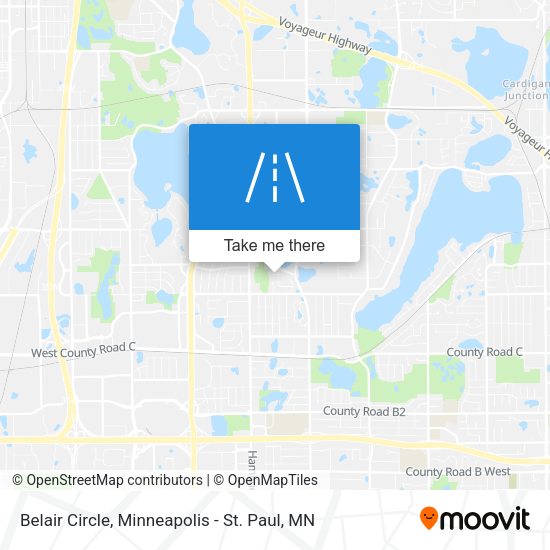Belair Circle map