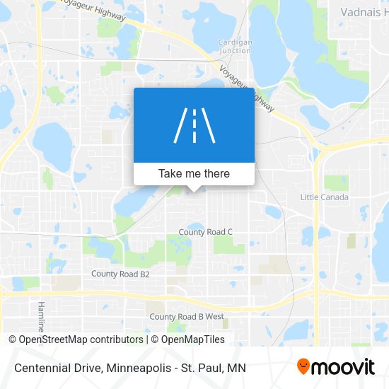 Mapa de Centennial Drive
