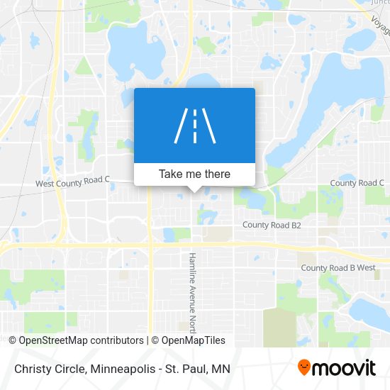 Christy Circle map
