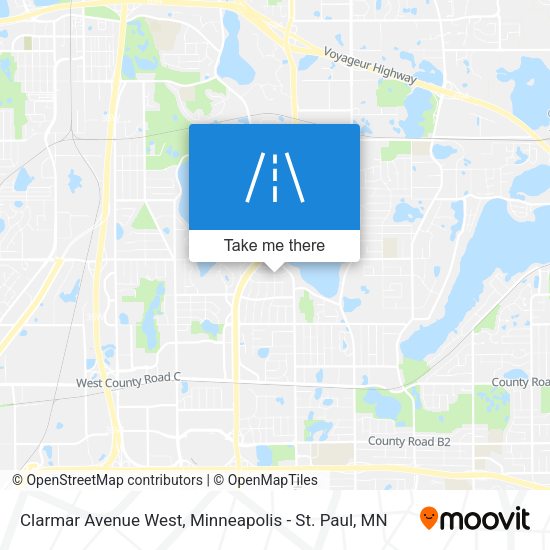 Clarmar Avenue West map
