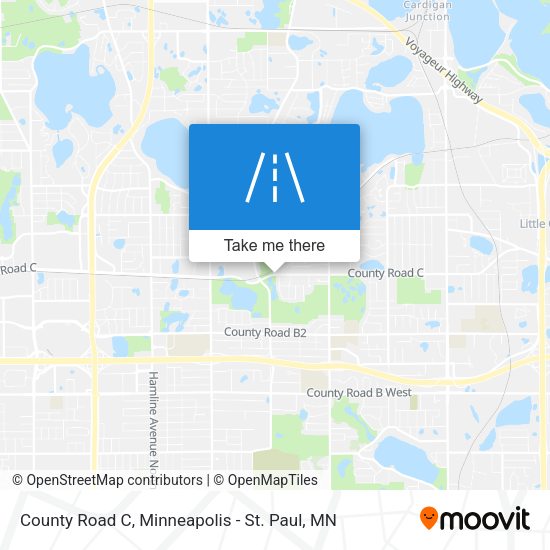 County Road C map