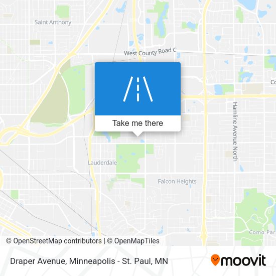 Draper Avenue map
