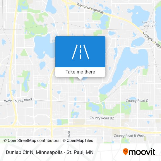 Dunlap Cir N map