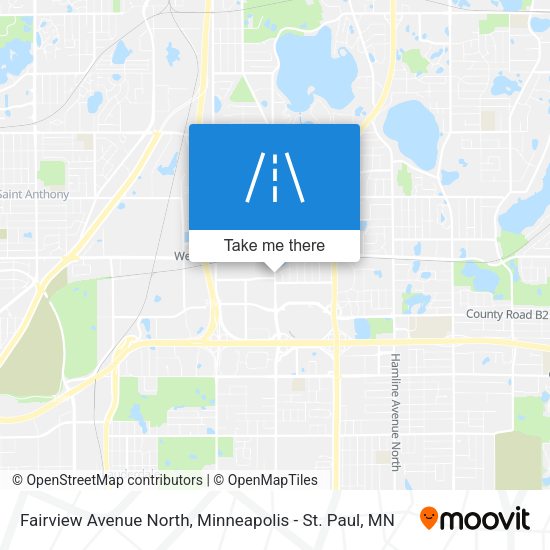 Mapa de Fairview Avenue North