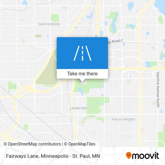 Fairways Lane map