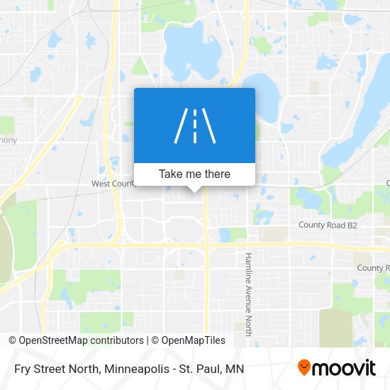 Mapa de Fry Street North
