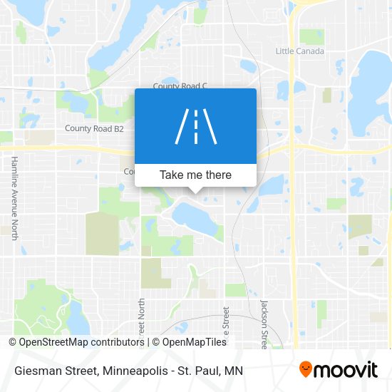 Giesman Street map