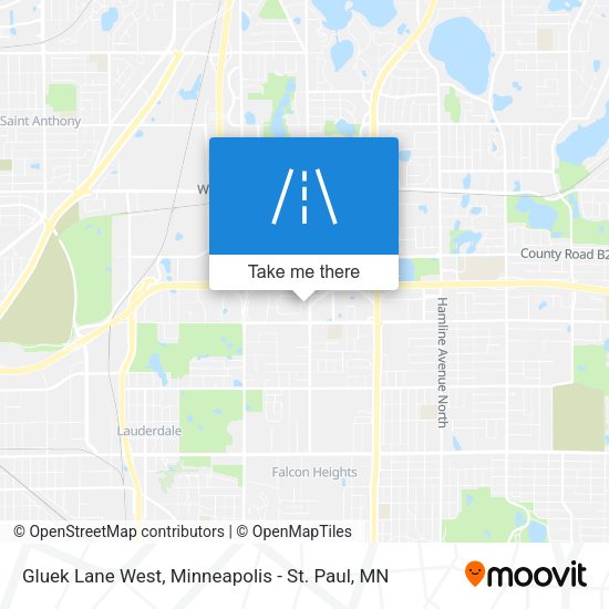Mapa de Gluek Lane West