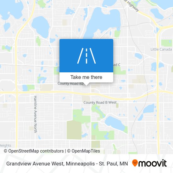 Mapa de Grandview Avenue West