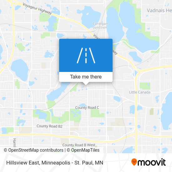 Hillsview East map