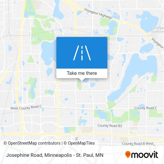Josephine Road map