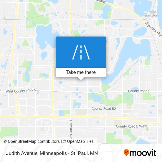 Mapa de Judith Avenue