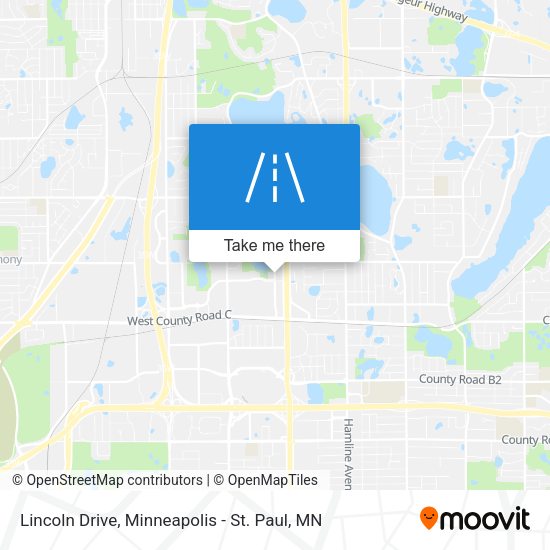 Lincoln Drive map