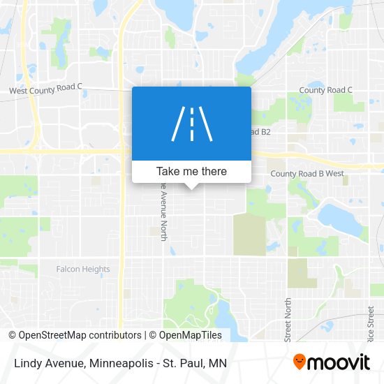 Mapa de Lindy Avenue