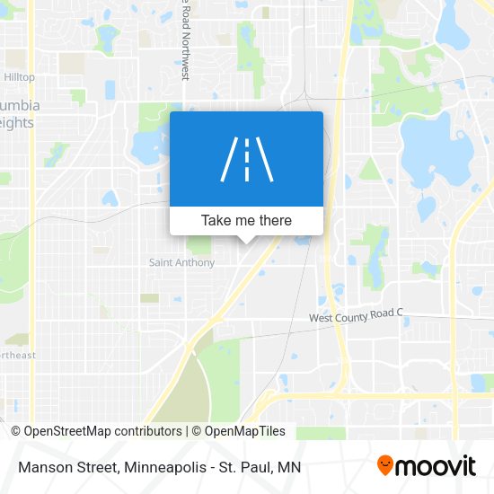 Manson Street map