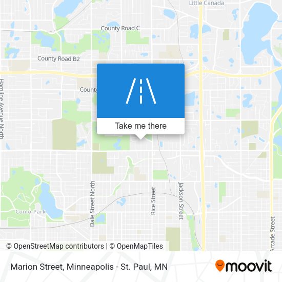 Marion Street map