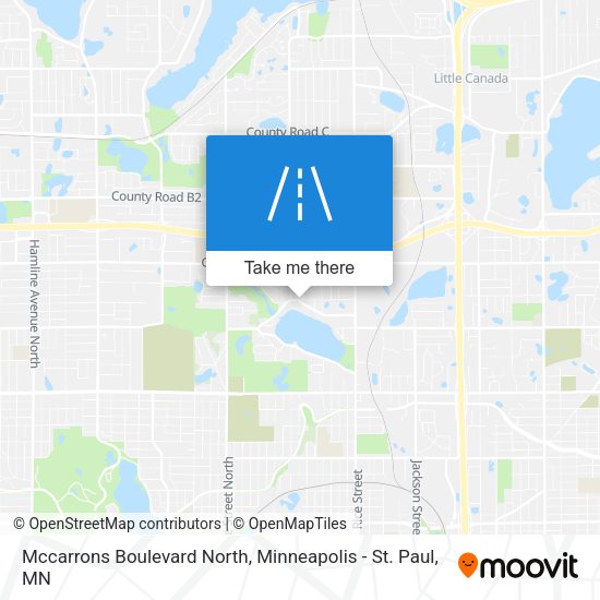 Mccarrons Boulevard North map