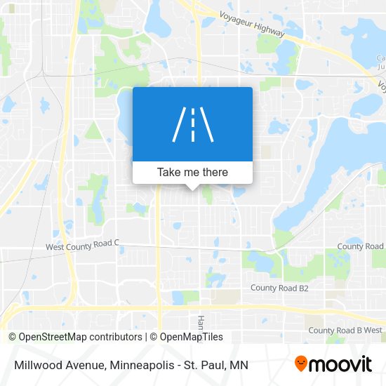 Millwood Avenue map