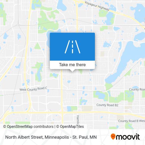 Mapa de North Albert Street