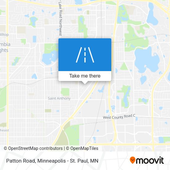 Patton Road map