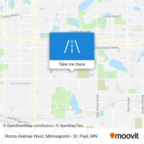 Roma Avenue West map