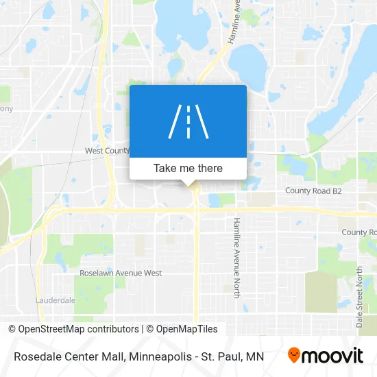 Rosedale Center Mall map