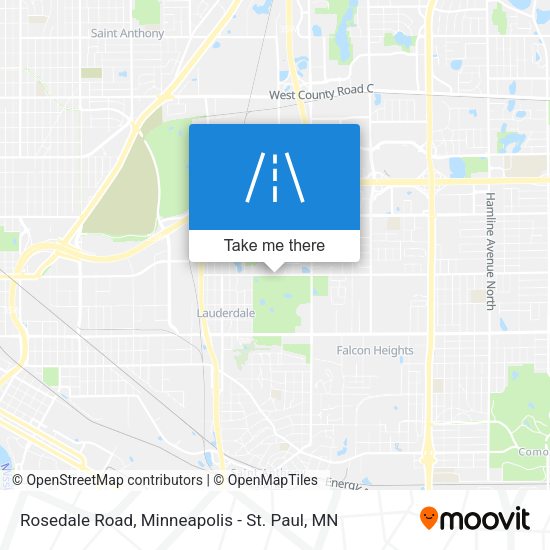 Mapa de Rosedale Road