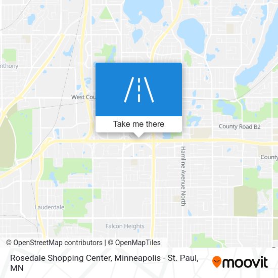 Rosedale Shopping Center map