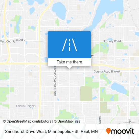 Sandhurst Drive West map
