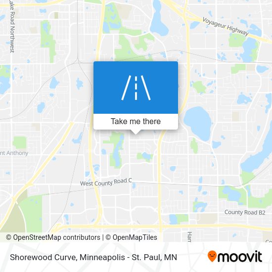 Shorewood Curve map