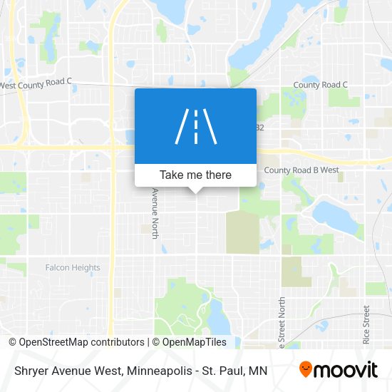 Mapa de Shryer Avenue West
